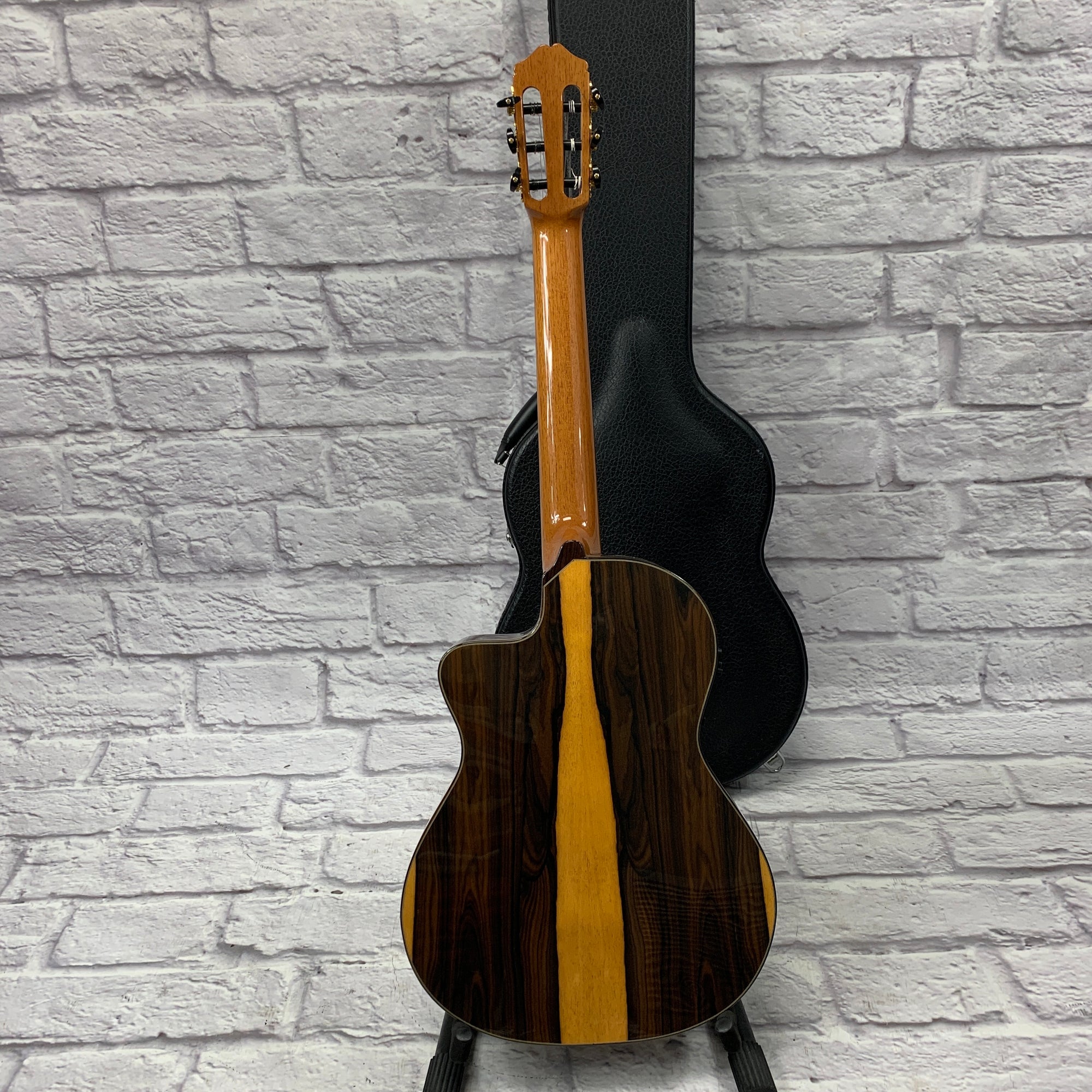 Cordoba 55FCE Negra Classical Acoustic Guitar w/ Case