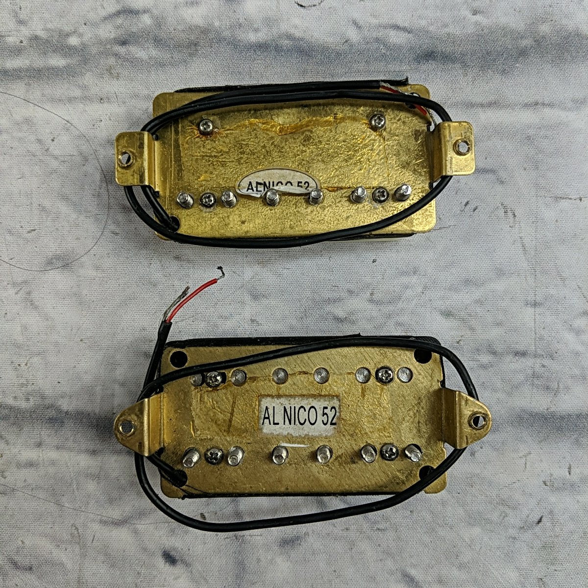 Unknown Alnico  Humbucker Pickup Set Zebra