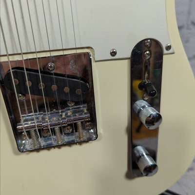 Canvas CMF White Tele Partscaster Electric Guitar