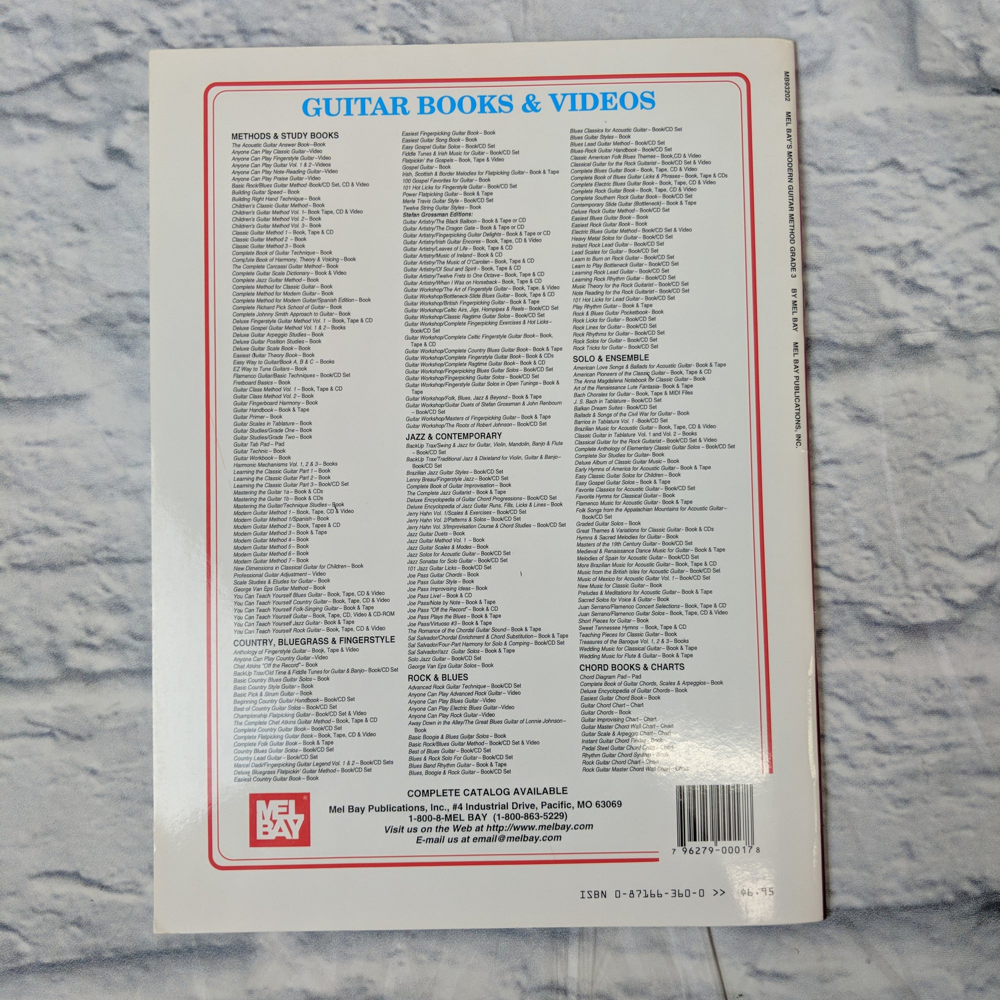 Modern Guitar Method Grade 3. Sheet Music