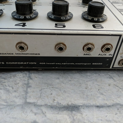Vintage Tapco 6000R Six Channel Mixer