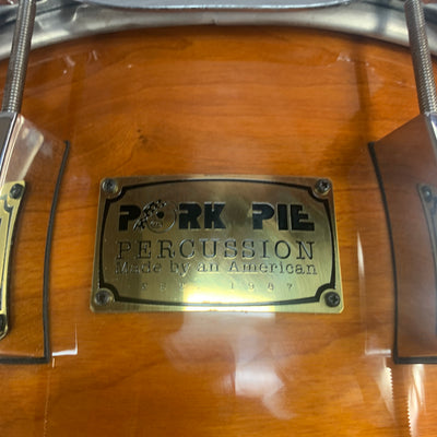 Pork Pie 14x7 Cherry Bubinga Snare Drum