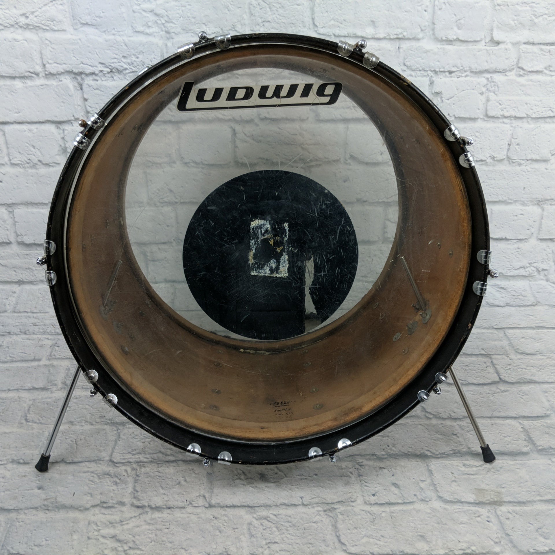 1962 Slingerland 14x22" Bass Drum White Marine Pearl