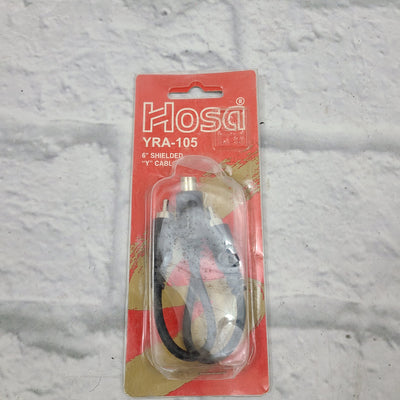 Hosa Technology YRA-105 6" Shielded "Y" Cable