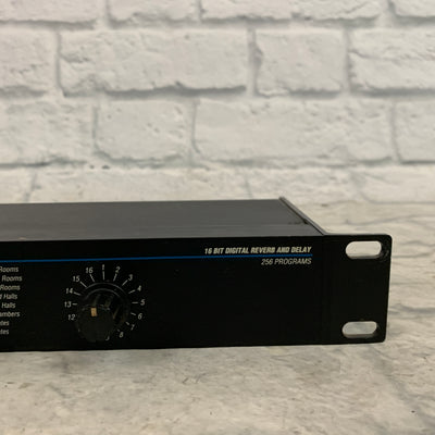 Alesis Microverb III Digital Reverb and Delay Rack Unit w/ Power Supply