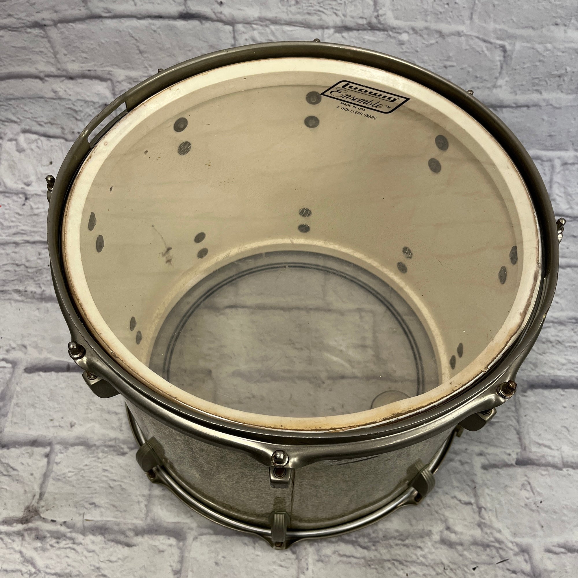 Ludwig Keystone Silver Sparkle Snare/Tom 14x12"