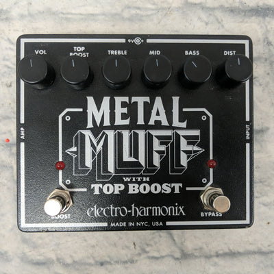 Electro Harmonix Metal Muff with Top Boost EQ Pedal