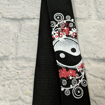 Levy's MSSC8EP-003 2" Embroidered Cotton Guitar/Bass Strap - Yin-Yang Filigree