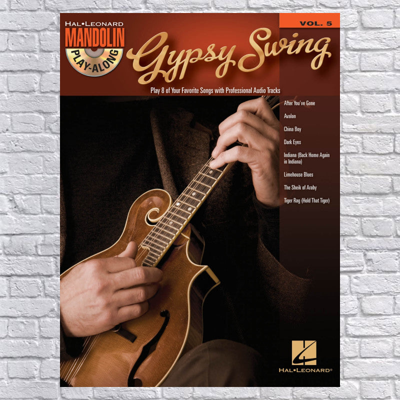 Mandolin Play-along Volume 5: Gypsy Swing. Sheet Music, Cd