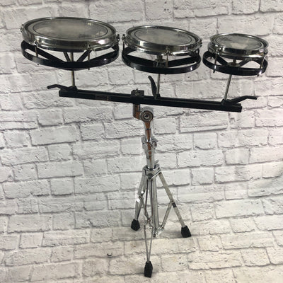 Remo 3pc Roto Tom Set 6 8 10 with Stand