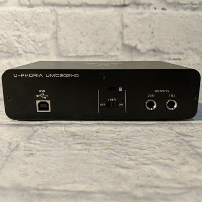 Behringer U-PHORIA UMC202HD USB 2.0 Audio Interface