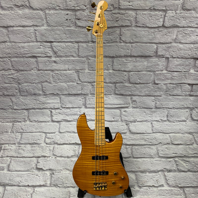 Fender American Deluxe Jazz Bass FMT Amber w/ Case