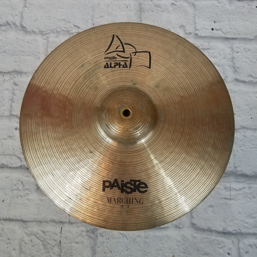 Paiste Alpha Band 16" A Marching  Band Crash Cymbal