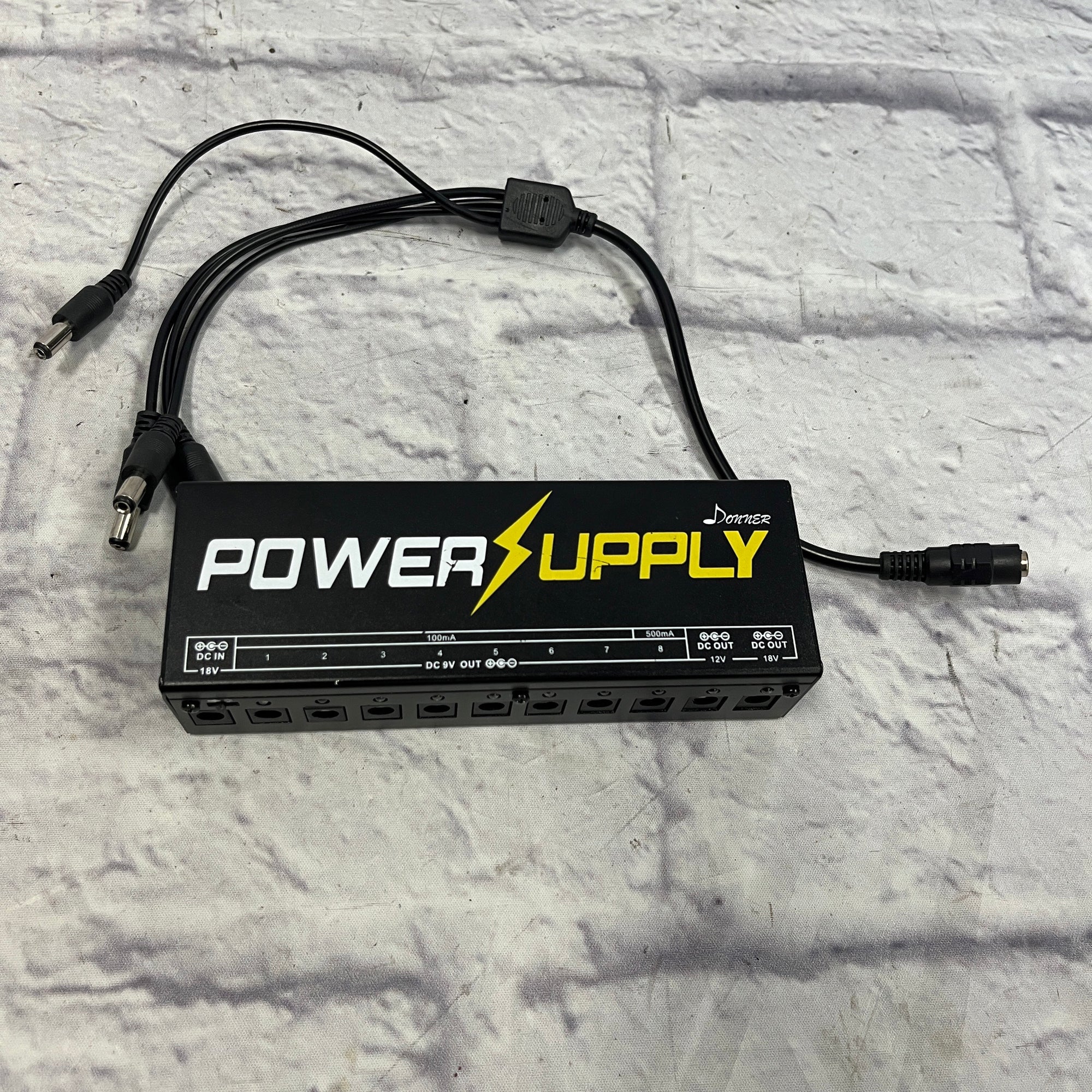 18 volt pedal power supply Donner Pedal Power Supply 9 12 18 Volts