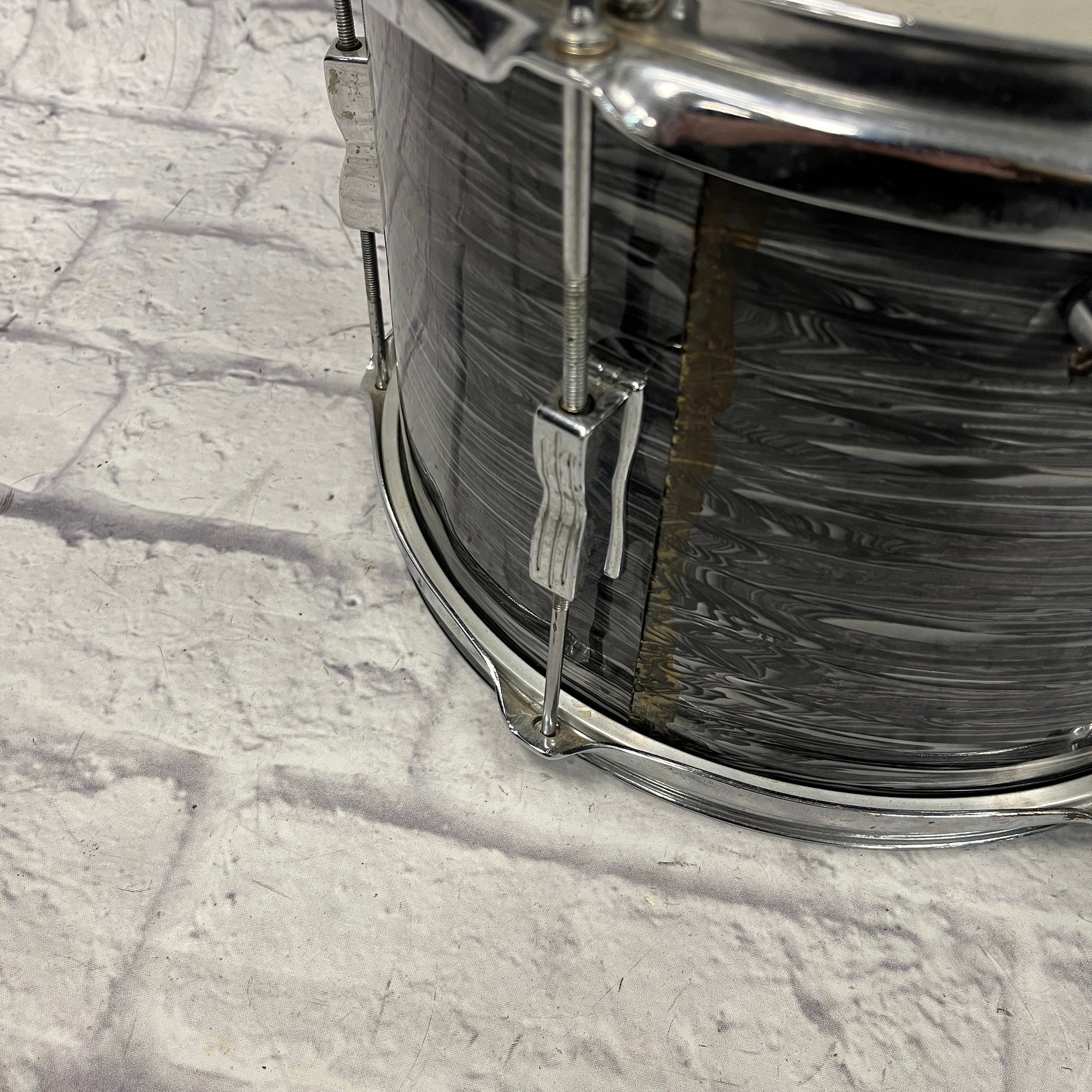 60's Ludwig Club Date 13x9" Tom Black Pearl