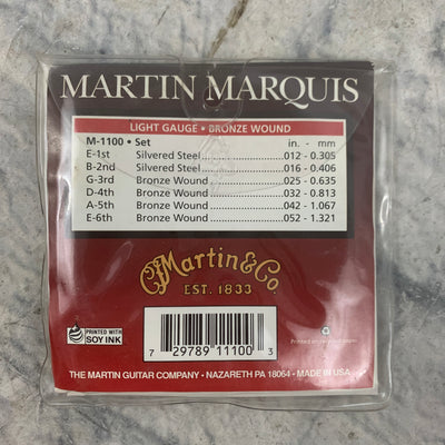 Martin Marquis Light 12-52 Acoustic Bronze Guitar Strings