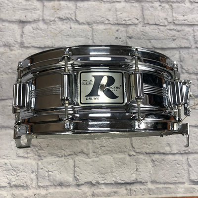 Vintage Rogers 14x5.5 Dynasonic Big R COB Snare Drum