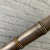 Vintage Silver Gemeinhardt Elkhart, Indiana M-1 Flute with Case - AS IS