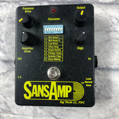 Tech 21 Vintage 1980s Sansamp Original Bass Pedal