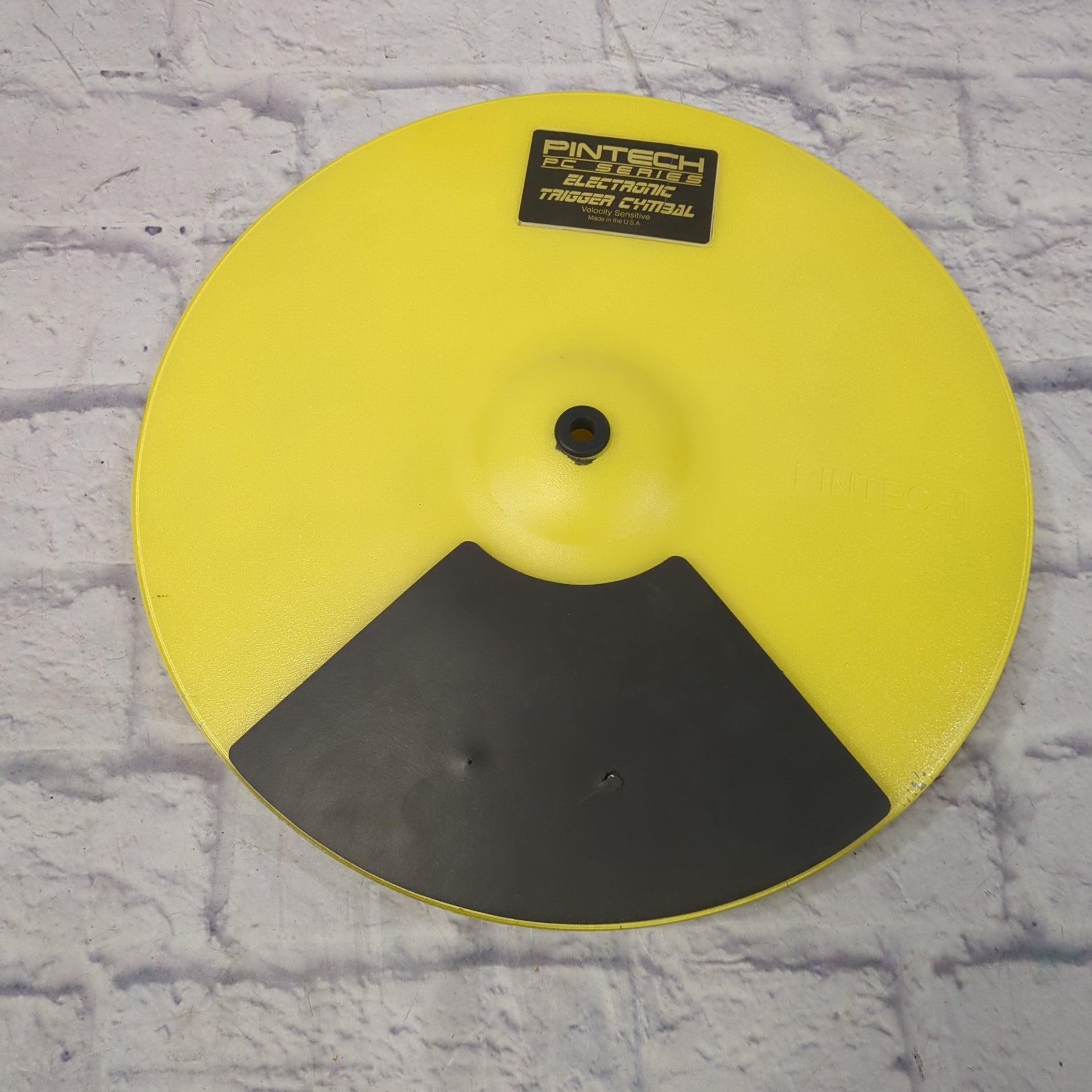 Pintech 18 PC Series Single Zone Yellow Electronic Cymbal Trigger Pad