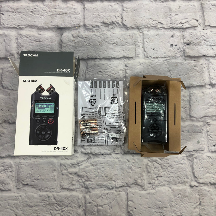 Tascam DR-40X Linear PCM Field Recorder