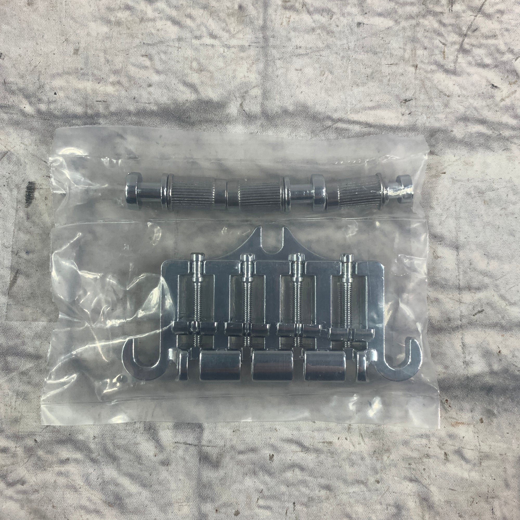 Unknown Gibson Thunder Bird Style 3 Point Bridge Chrome
