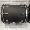 Stingray Percussion Black Fiberglass 4 Piece Drum Kit