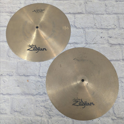 Zildjian 14" A Series New Beat Hi Hat Cymbals (Pair) 1982 - 2012