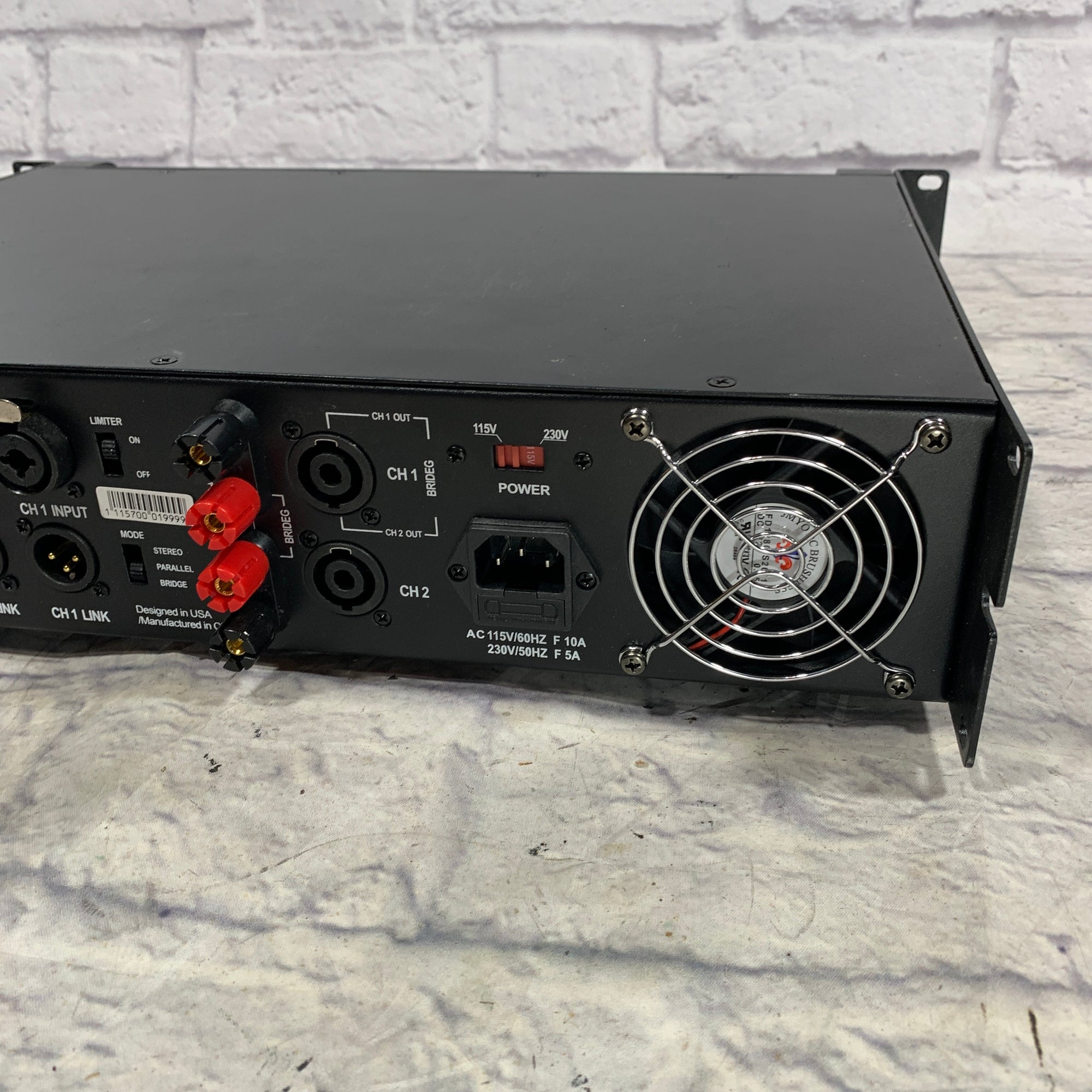 Musysic MUP7K 7000W Professional Power Amp