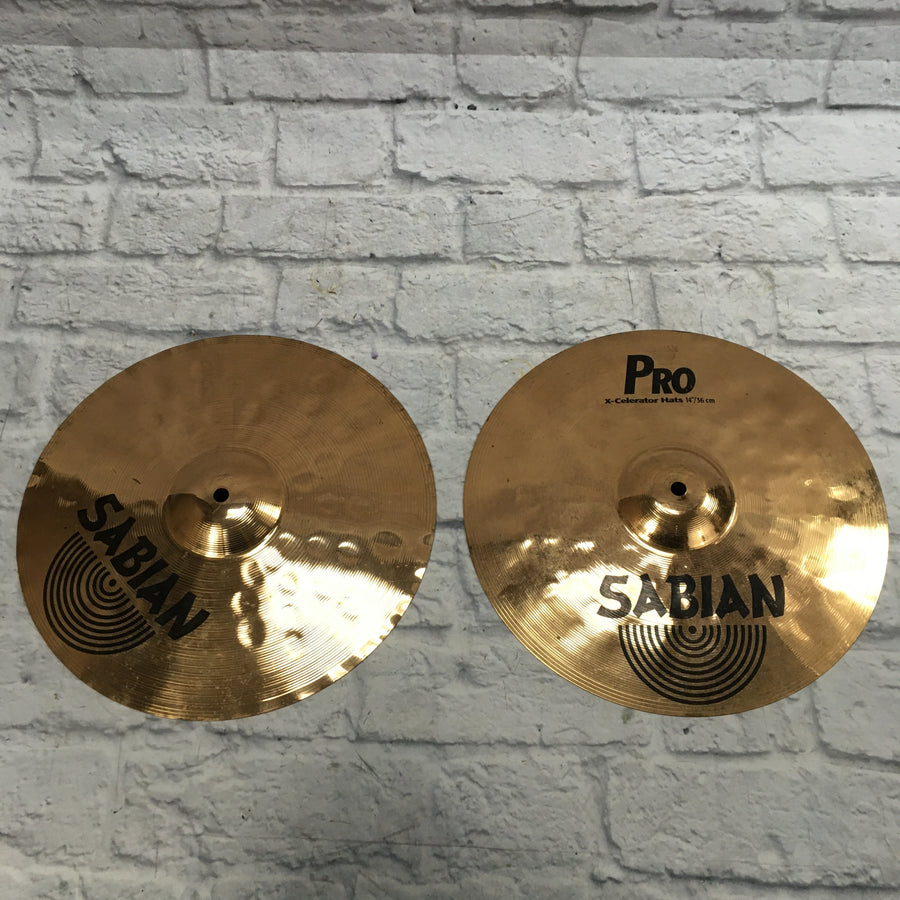 Sabian Pro X-Celerator 14 Hi Hat Cymbal Pair