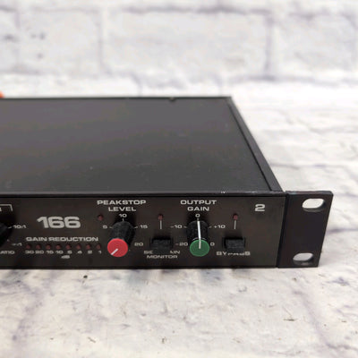 DBX 166 2-Channel Stereo Compressor Limiter
