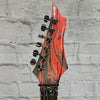 Spear Gladius Red Swirl Electric Guitar