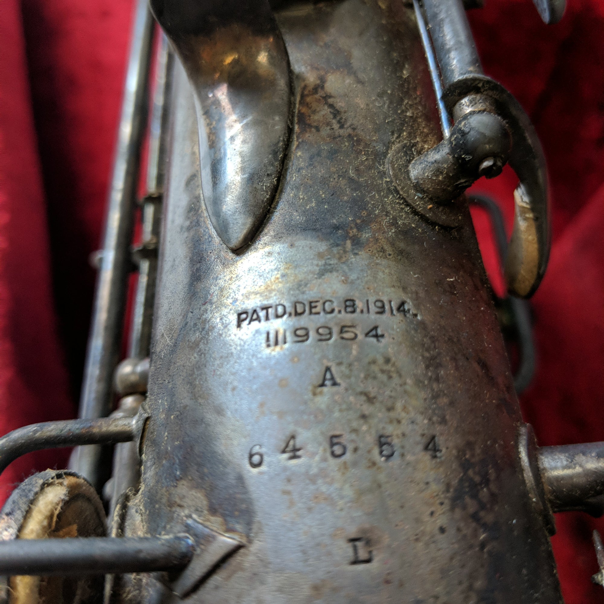 Vintage elkhart alto sax 1914