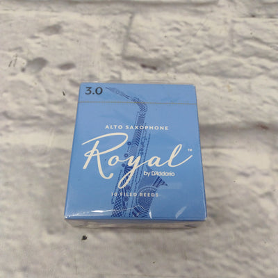 D'Addario Royal Alto Saxophone 10 Filled Reeds