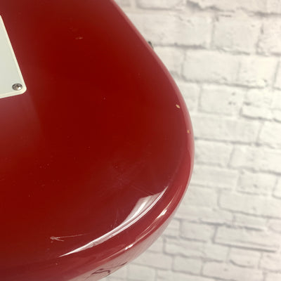 Squier Stratocaster Red Electric Guitar