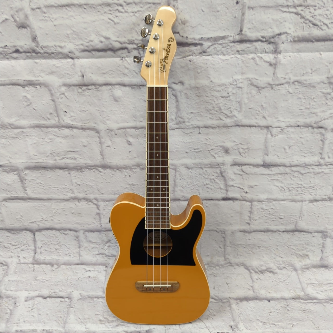 Fender Fullerton Tele Ukulele Butterscotch