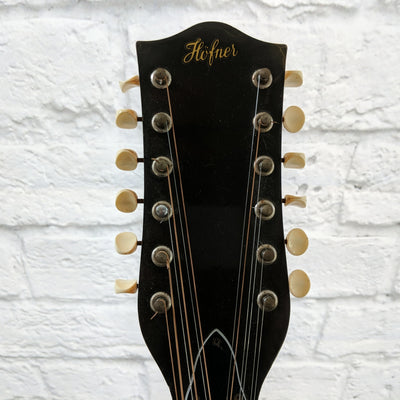 Vintage 1970s Hofner 12 String Acoustic Guitar