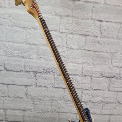 Squier P-Bass Blue 4 String Bass Guitar