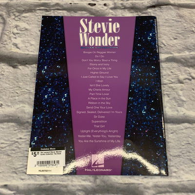 Hal Leonard Stevie Wonder Guitar Collection Tab Book