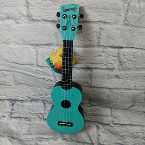 Kala Waterman Waterproof Ukulele - Glow in the Dark Aqua Matte