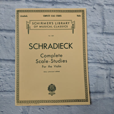 Schradieck Complete Scale - Studies For The Violin  (Only Authorized Edition)