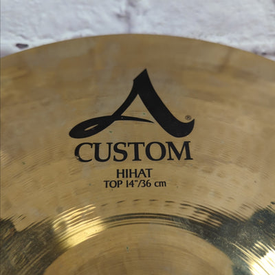 Zildjian A Custom Top and A Mastersound Bottom 14 Hi Hats