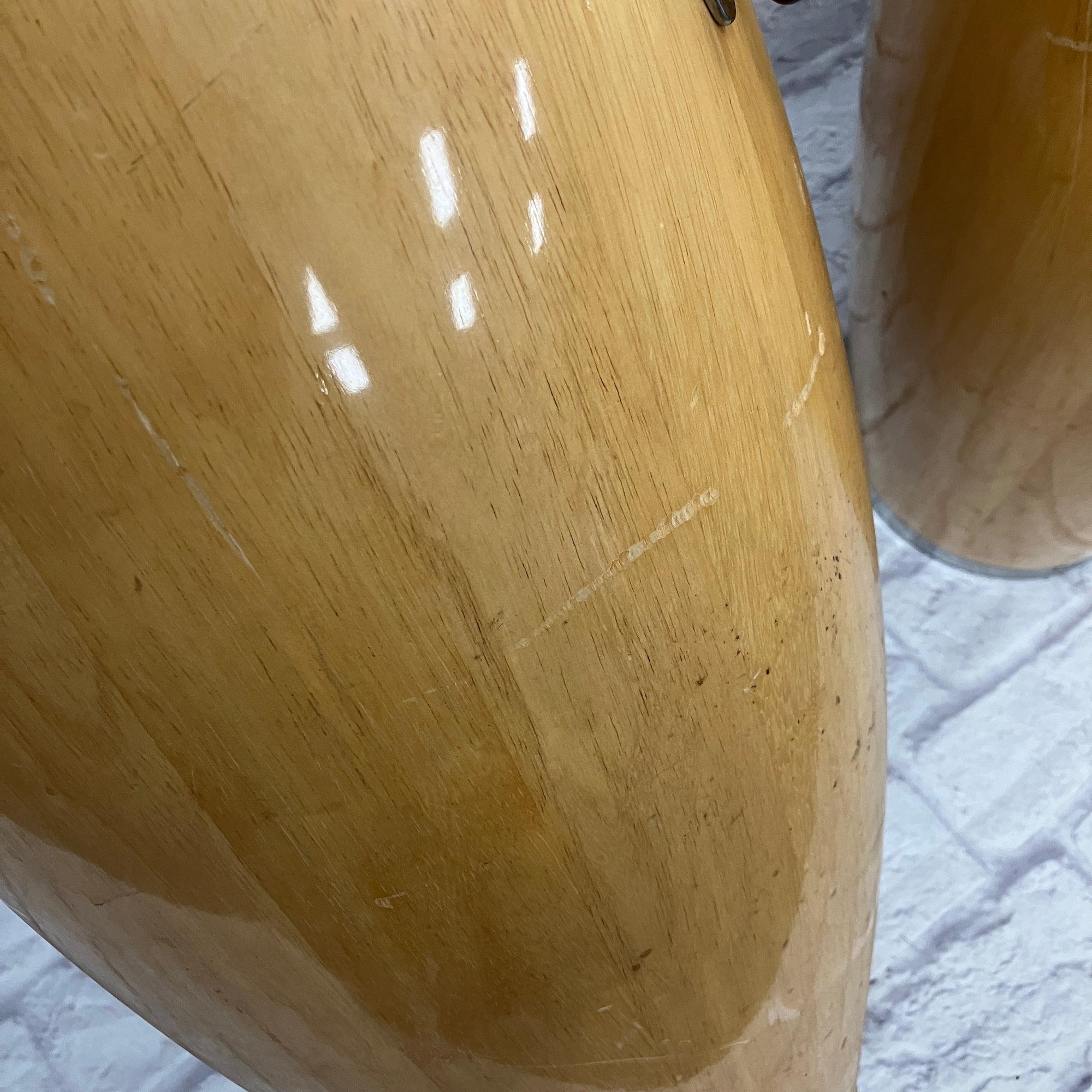 LP Latin Percussion Aspire Natural Finish Conga Pair