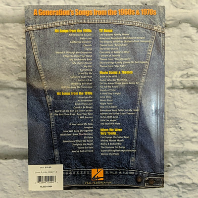 The Baby Boomer's Songbook for Piano Vocal and Guitar