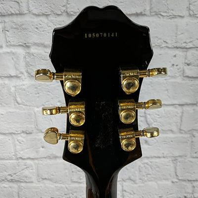 Epiphone Joe Pass Emperor II VS Vintage Sunburst with Upgraded Seymour Duncan Seth Lover Pickups and Hardshell Case