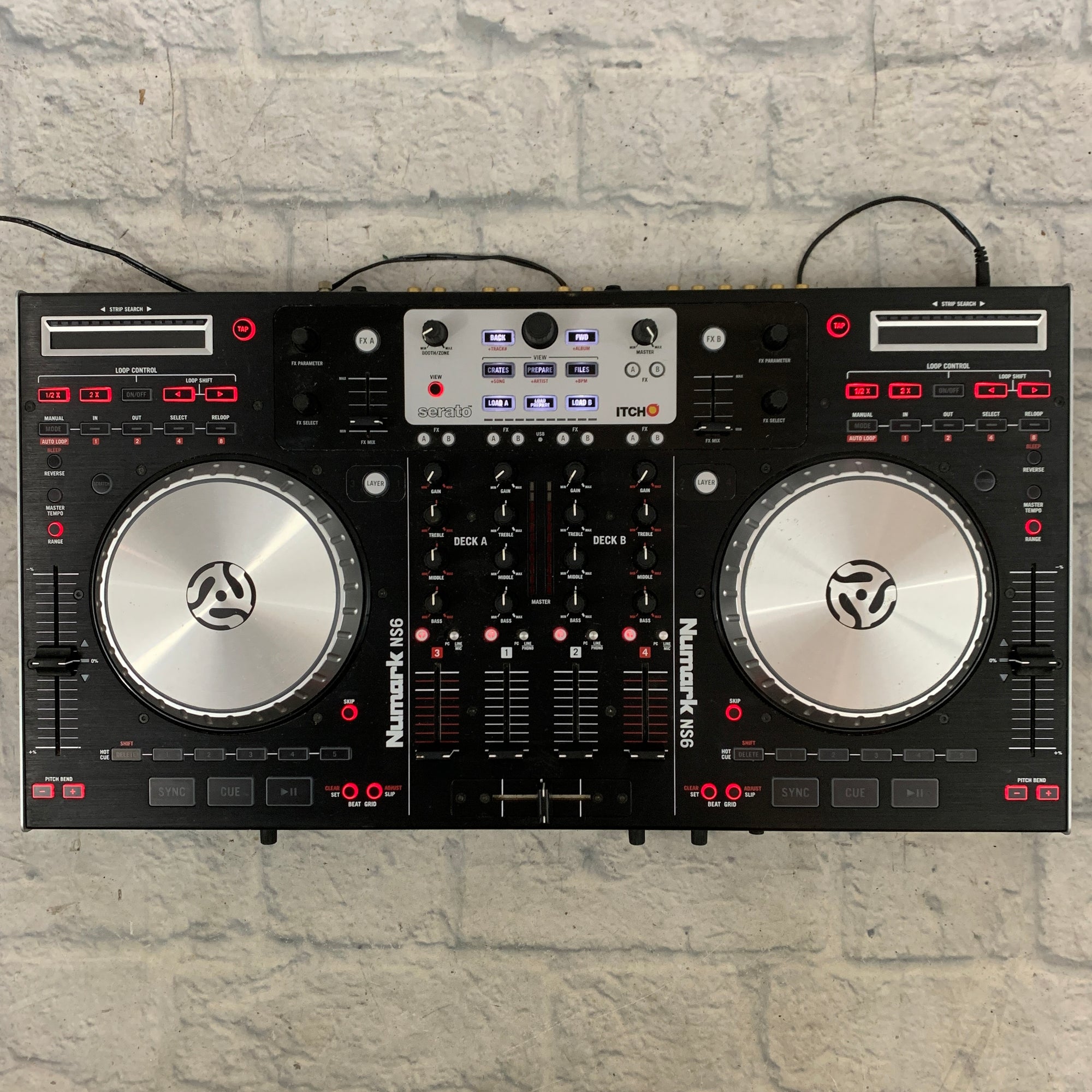 Numark NS6 Digital DJ Controller Serato AS IS