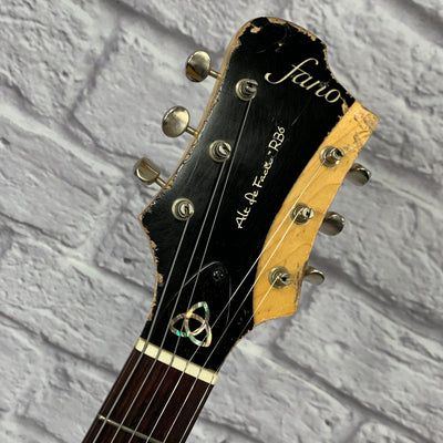 Custom Dennis Fano Alt de Facto RB6 Relic Sunburst w/ Case