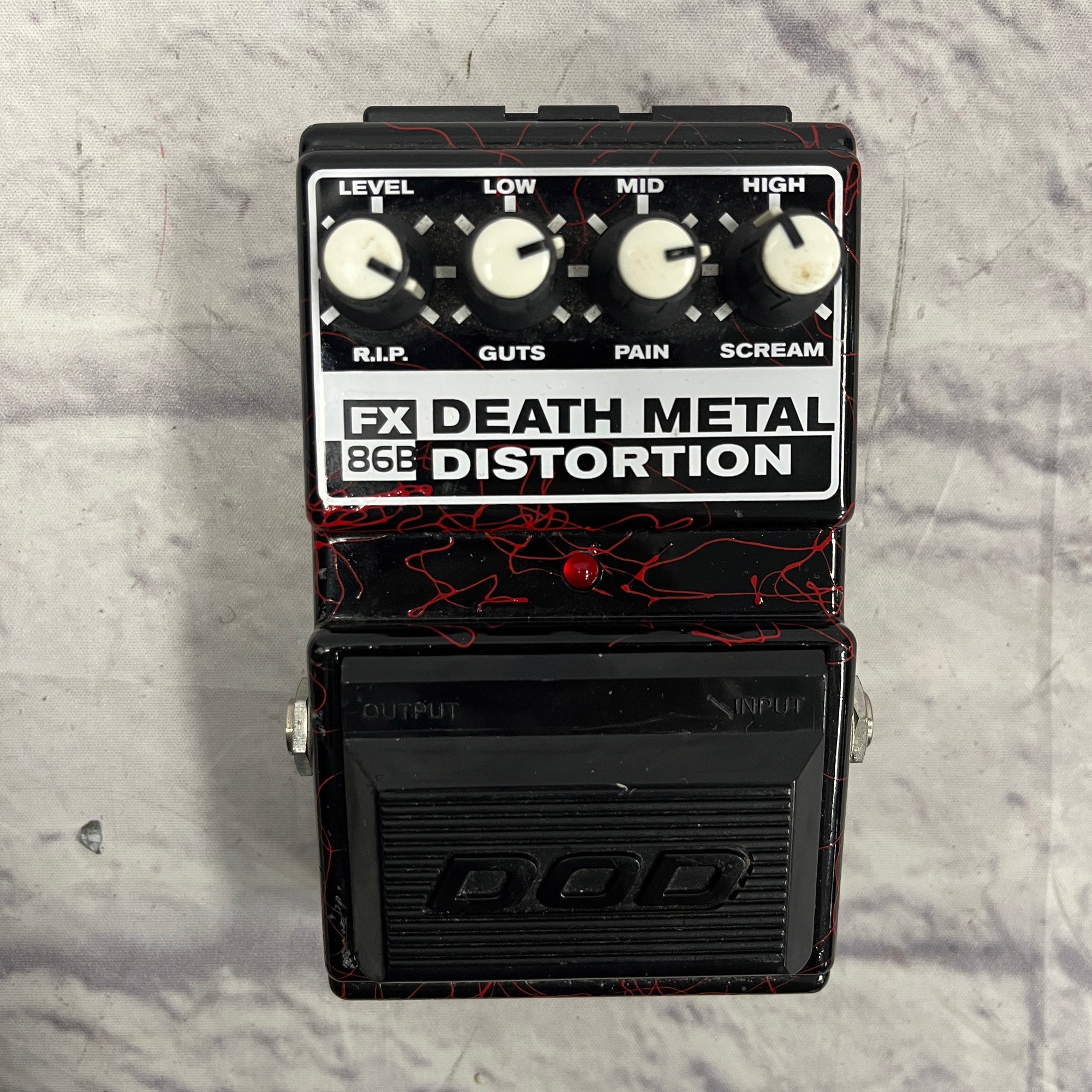 death metal pedal DOD FX86B Death Metal Distortion Pedal