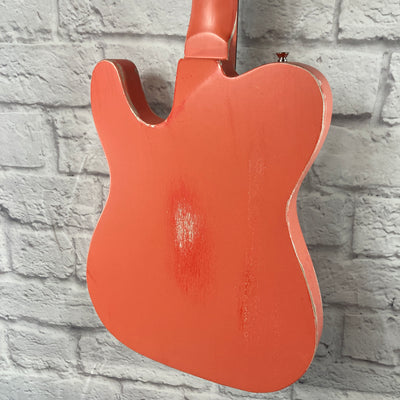 Harden Engineering Esmerelda Deluxe T-Style Pink Electric Guitar