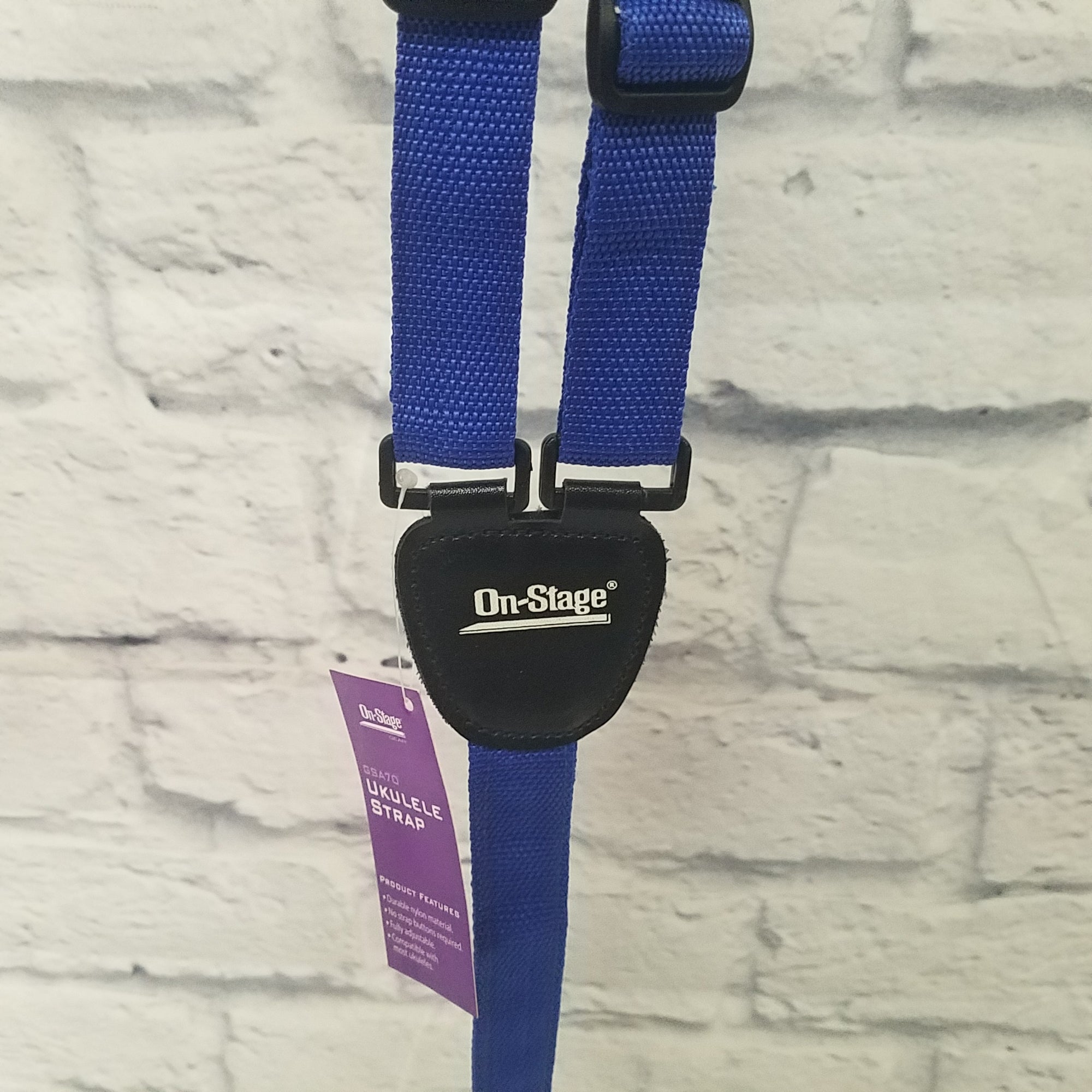 OnStage GSA70 Ukulele Strap Blue